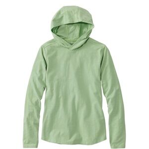 L.L. Bean Fitted Green Long Sleeve Sweatshirt